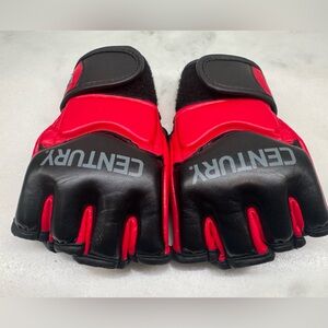 Red and Black MMA Fighting Gloves Youth L/XL